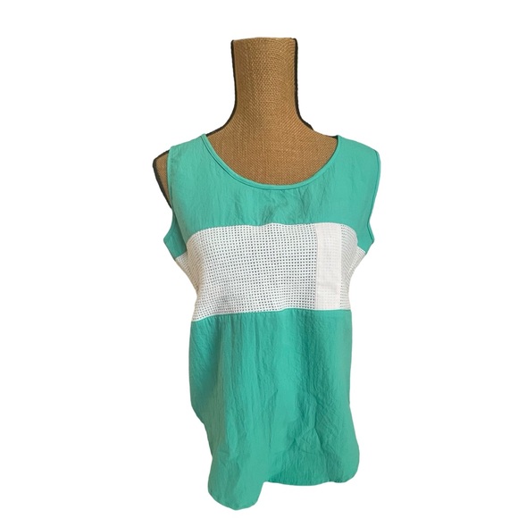 Vintage Circa 1980s/90s Bright Turquoise & White 3 piece tracksuit - Picture 5 of 15